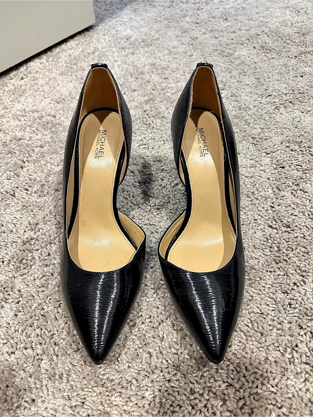 Michael Kors patent heels